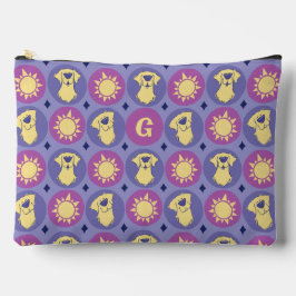 Bolsito Accesorio Grande Monograma Golden Retriever Whimsical Sun Large