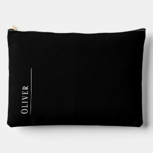 Bolsito Accesorio Grande Monograma personalizado, blanco y negro