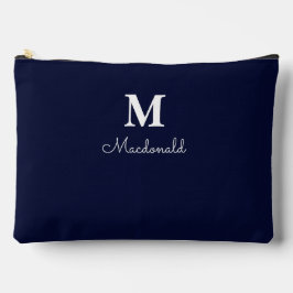 Bolsito Accesorio Grande Monograma Personalizado simple elegante