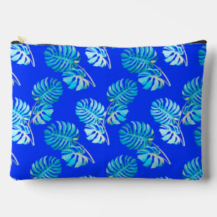 Bolsito Accesorio Grande Monstera Brisa Azul Cobalto