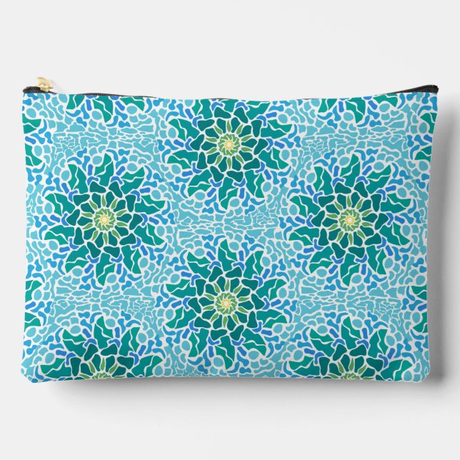 Bolsito Accesorio Grande Mosaico Marino (Anverso)