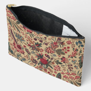 Bolsito Accesorio Grande Mueble Floral de Labor Antiguo Vintage