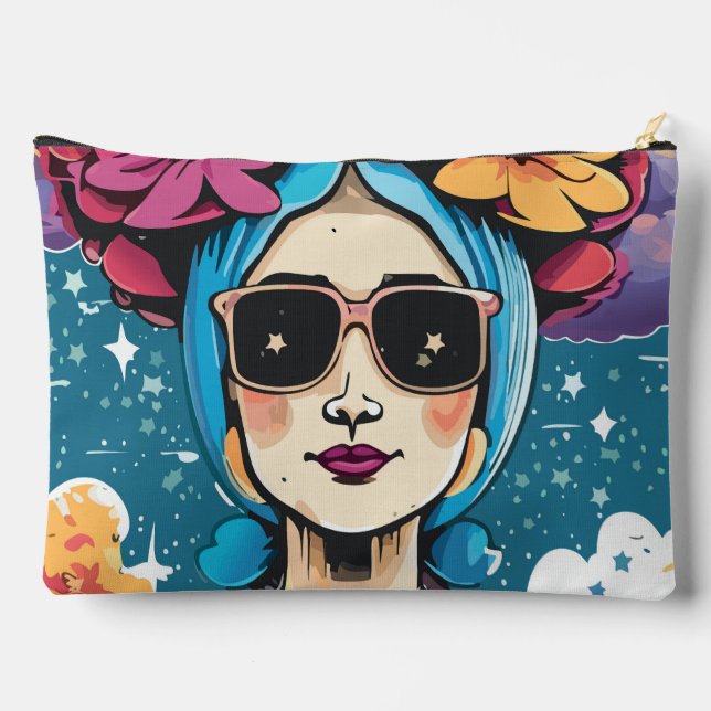 Bolsito Accesorio Grande Mujer De Estilo (Reverso )