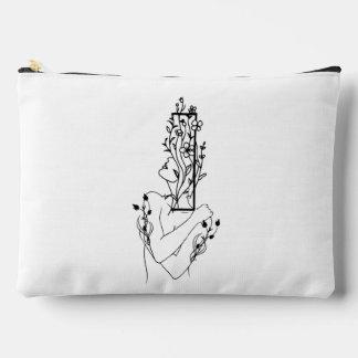 BOLSITO ACCESORIO GRANDE MUJERES FLORALES