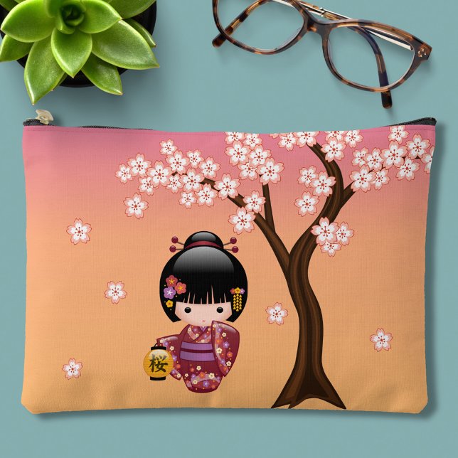 Bolsito Accesorio Grande Muñeca Sakura Kokeshi - Chica de Geisha en la Enví (Subido por el creador)