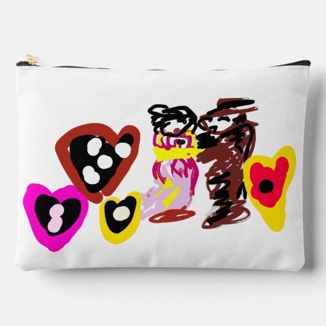 Bolsito Accesorio Grande Muñecas dulces del día de San Valentín (Anverso)
