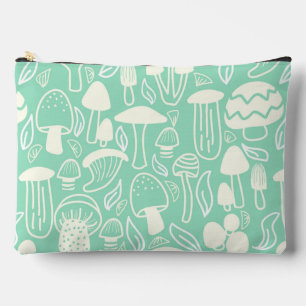 Bolsito Accesorio Grande Mushroom Aqua Cream