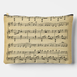 Bolsito Accesorio Grande Música de hojas antiguas