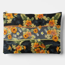 Naranja Hawaiian Hibiscus Aloha Shirt