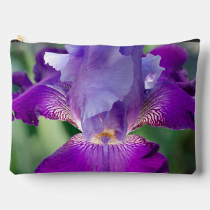Bolsito Accesorio Grande Naturaleza Iris brillante / Floral / Foto Botánica