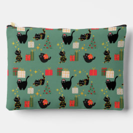 Bolsito Accesorio Grande Navidades Gatos Negros