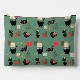 Bolsito Accesorio Grande Navidades Gatos Negros