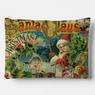 Bolsito Accesorio Grande Navidades Santa Claus Arte Antiguo
