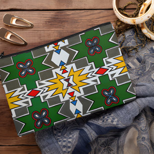 Bolsito Accesorio Grande Ndebele atuendo tradicional Moda de arte tribal af