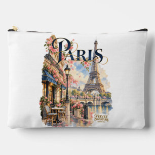 Bolsito Accesorio Grande Neceser de maquillaje París con Torre Eiffel