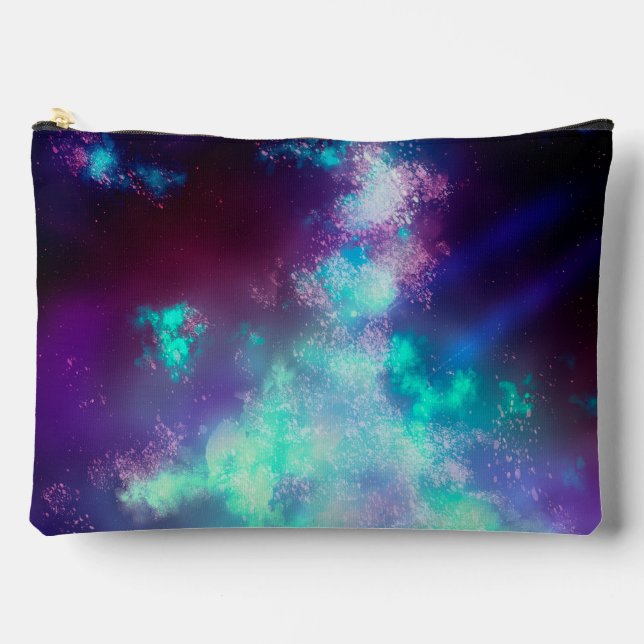 Bolsito Accesorio Grande Neon Lights Night Sky (Anverso)