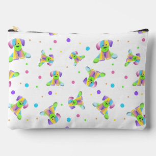 Bolsito Accesorio Grande niños arcoíris perro cachorro lunares brillantes c