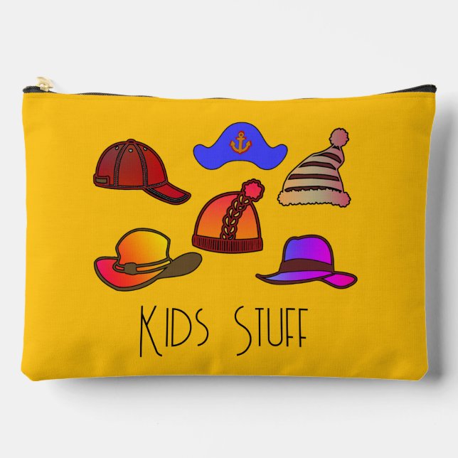 Bolsito Accesorio Grande Niños con amarillo (Anverso)