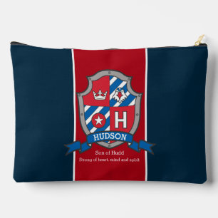 Bolsito Accesorio Grande Nombre de Hudson que significa escudo de los cabal