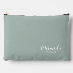 Bolsito Accesorio Grande Nombre de la dama de honor personalizada de escrit