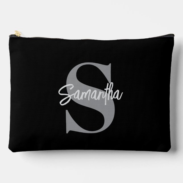 Bolsito Accesorio Grande Nombre inicial del monograma (Anverso)