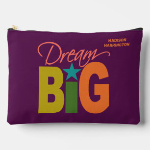 Bolsito Accesorio Grande Nombre personalizado Dream BIG