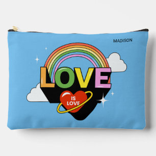 Bolsito Accesorio Grande Nombre personalizado "El amor es amor"