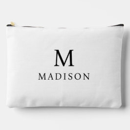 Bolsito Accesorio Grande Nombre personalizado minimalista y elegante en bla