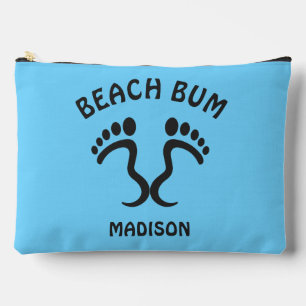 Bolsito Accesorio Grande Nombre personalizado y color Beach Bum