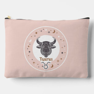 Bolsito Accesorio Grande Nombre personalizado Zodiac Rótulo Tauro