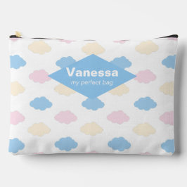 Bolsito Accesorio Grande Nubes pasteles.