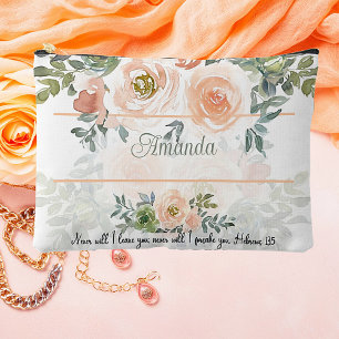 Bolsito Accesorio Grande Nunca te dejaré floral personalizado