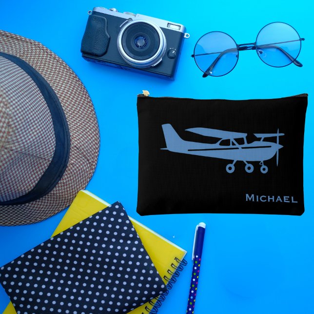 Bolsito Accesorio Grande Oficina del Personalizado de Aviación del Piloto P (For Him)