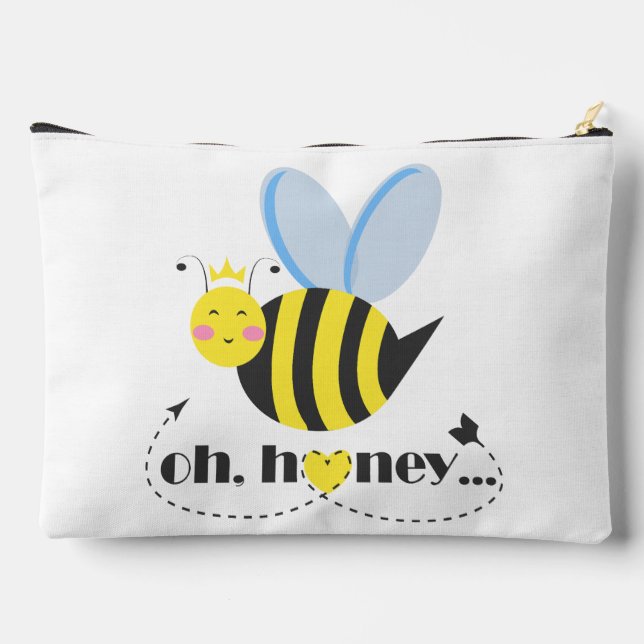 Bolsito Accesorio Grande Oh Honey Valentines reina Bee personaje con tiara (Reverso )