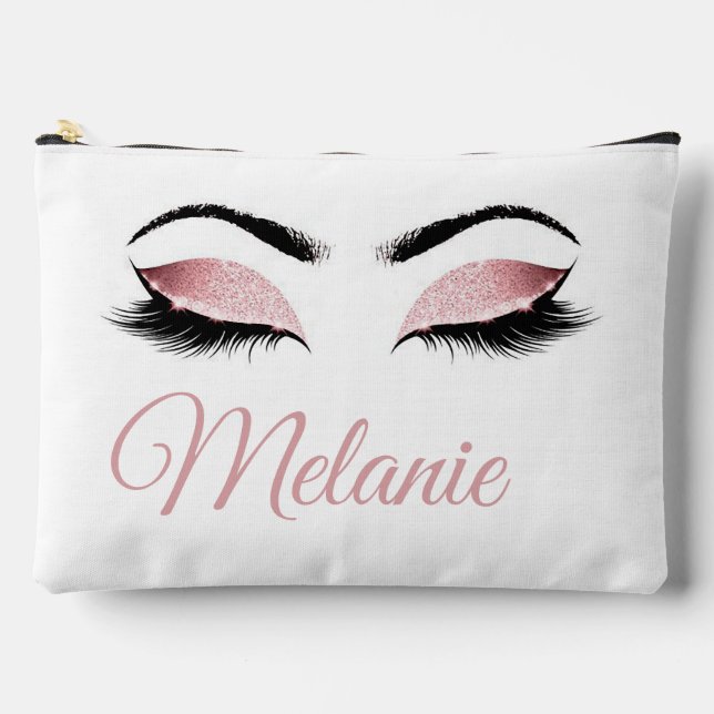 Bolsito Accesorio Grande Ojos de glamour personalizados (Anverso)