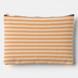 Bolsito Accesorio Grande Orange Stripes Seamless Pattern Large