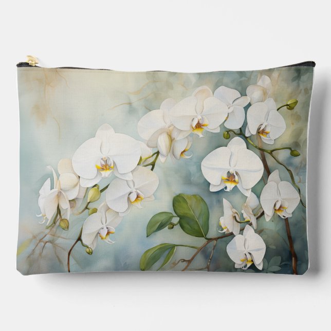 Bolsito Accesorio Grande Orquídeas (Anverso)