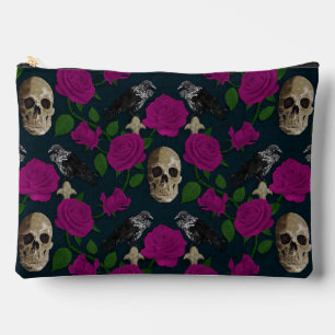 Bolsito Accesorio Grande Oscuro Rosa gótico gótico grisáceo Vines Raven Sku