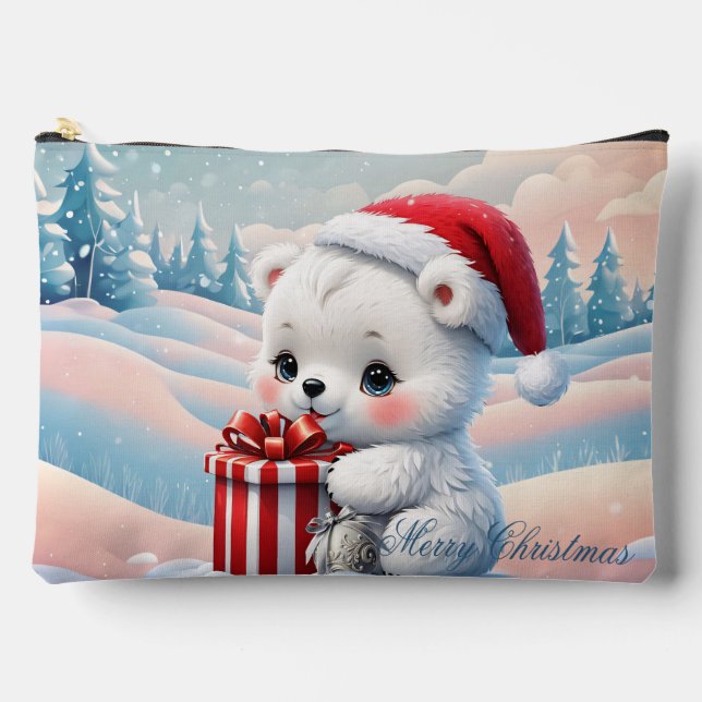 Bolsito Accesorio Grande Oso polar de pequeños Navidades (Anverso)