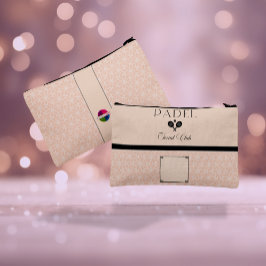 Bolsito Accesorio Grande Padel Cosmetic Bag - Social Club Beige Black