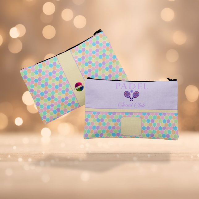 Bolsito Accesorio Grande Padel Cosmetic Bag - Social Club Brights & Lilac (Subido por el creador)