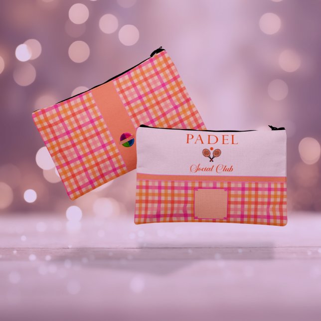 Bolsito Accesorio Grande Padel Cosmetic Bag - Social Club Gingham Brights (Subido por el creador)