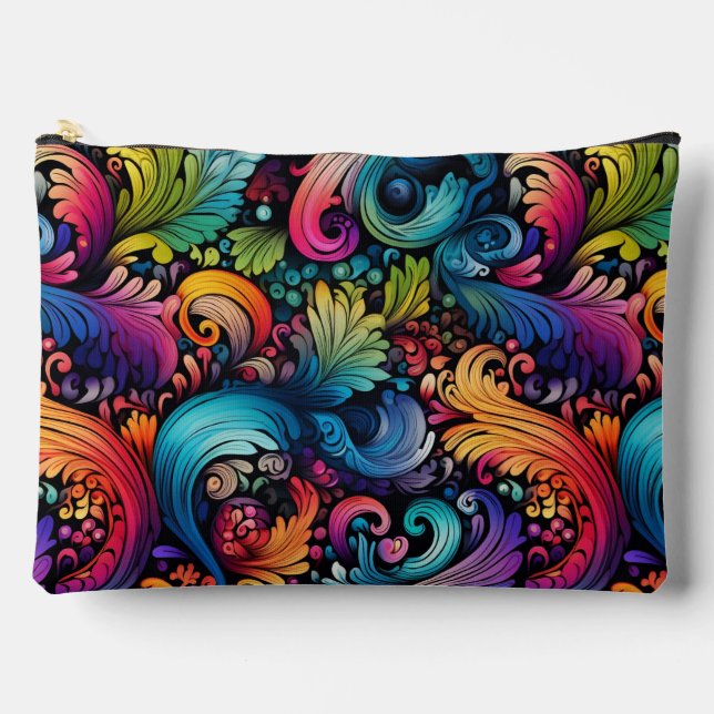 Bolsito Accesorio Grande Paisley  (Anverso)