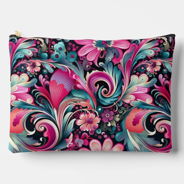 Bolsito Accesorio Grande Paisley  (Anverso)