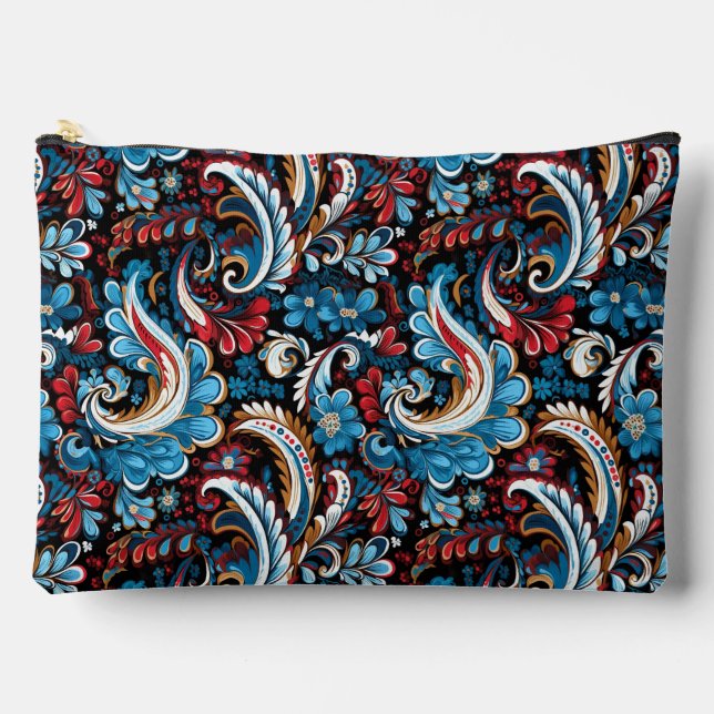 Bolsito Accesorio Grande Paisley  (Anverso)