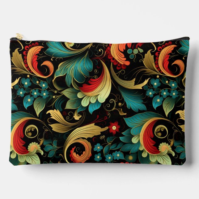 Bolsito Accesorio Grande Paisley  (Anverso)