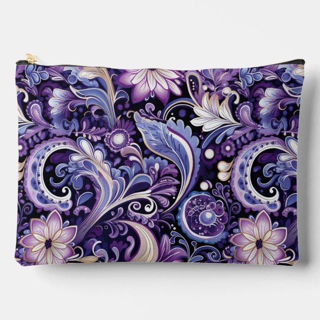 Bolsito Accesorio Grande Paisley  (Anverso)