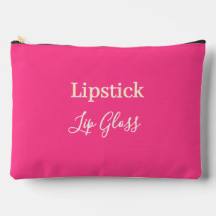 Bolsito Accesorio Grande Palanca de labios Gloss Hot Pink