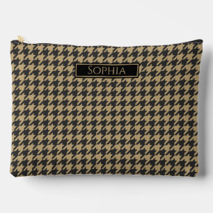 Bolsito Accesorio Grande Pale Taupe de Houndstoth
