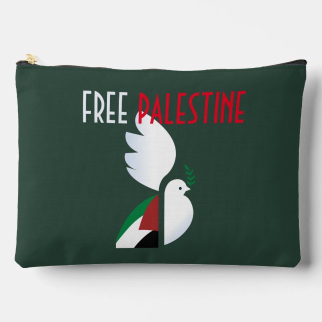 Bolsito Accesorio Grande Palestina Libre (Anverso)